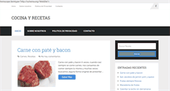 Desktop Screenshot of cocinayrecetas.net