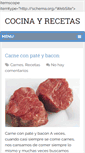 Mobile Screenshot of cocinayrecetas.net
